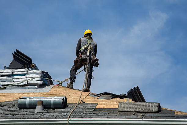 Professional Roofing technician working in Castle Creek, NY